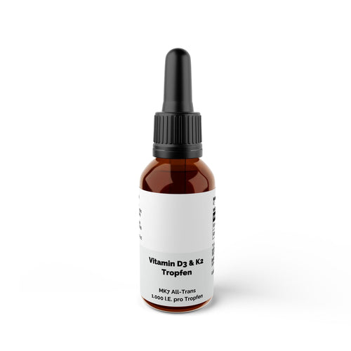 Vitamin D3 + K2 - 1.700 Tropfen (1.000 I.E.) - 50ml